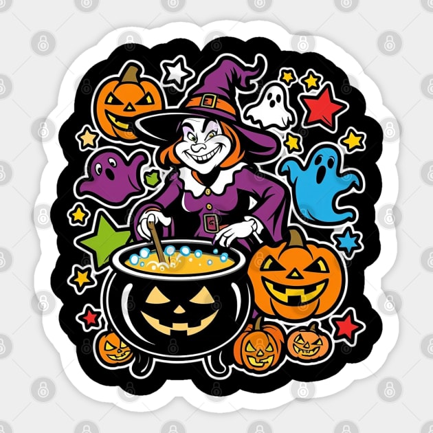 Witch's Brew Halloween Sticker by Urbanprint
